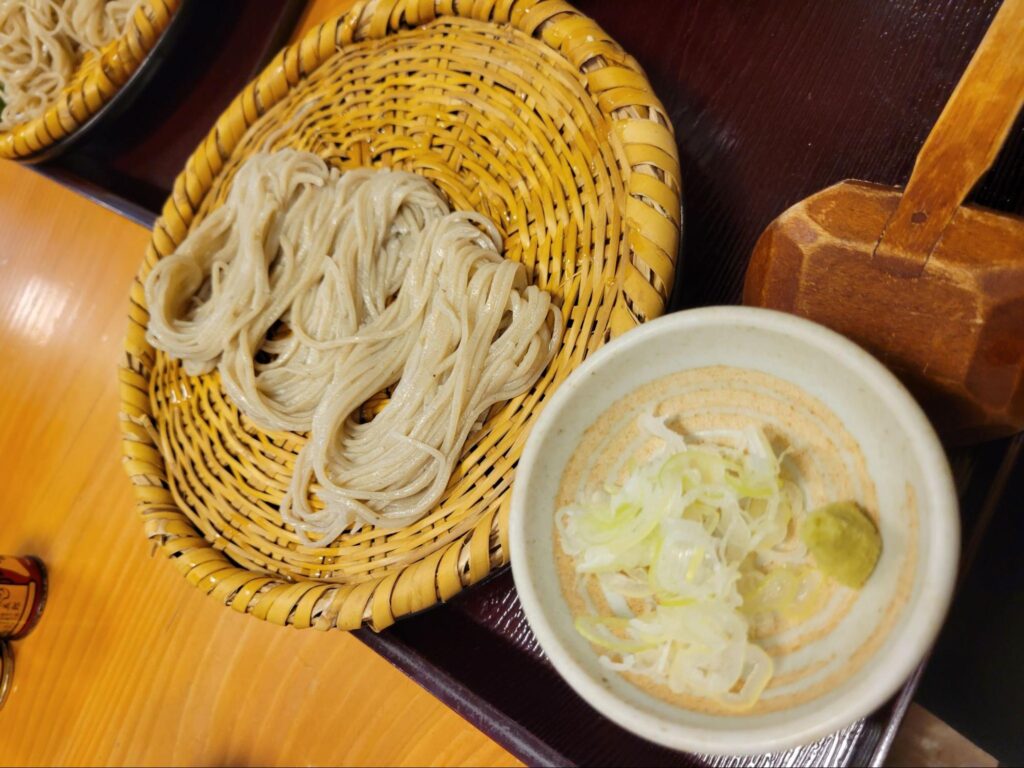 長野県長野市でいただいたお蕎麦