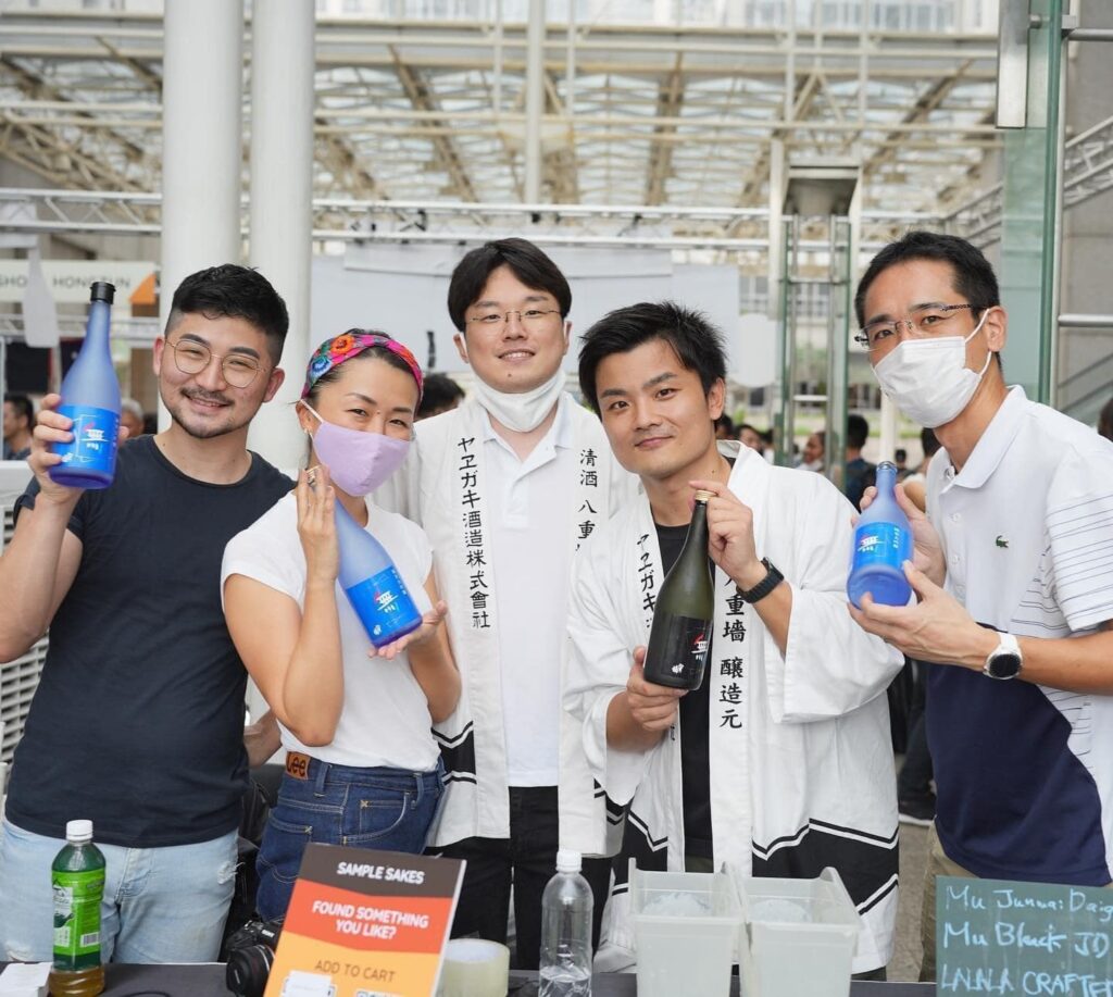 「Sake Matsuri」での出展ブースの様子