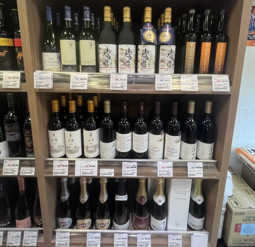 日系スーパーでの販売の様子