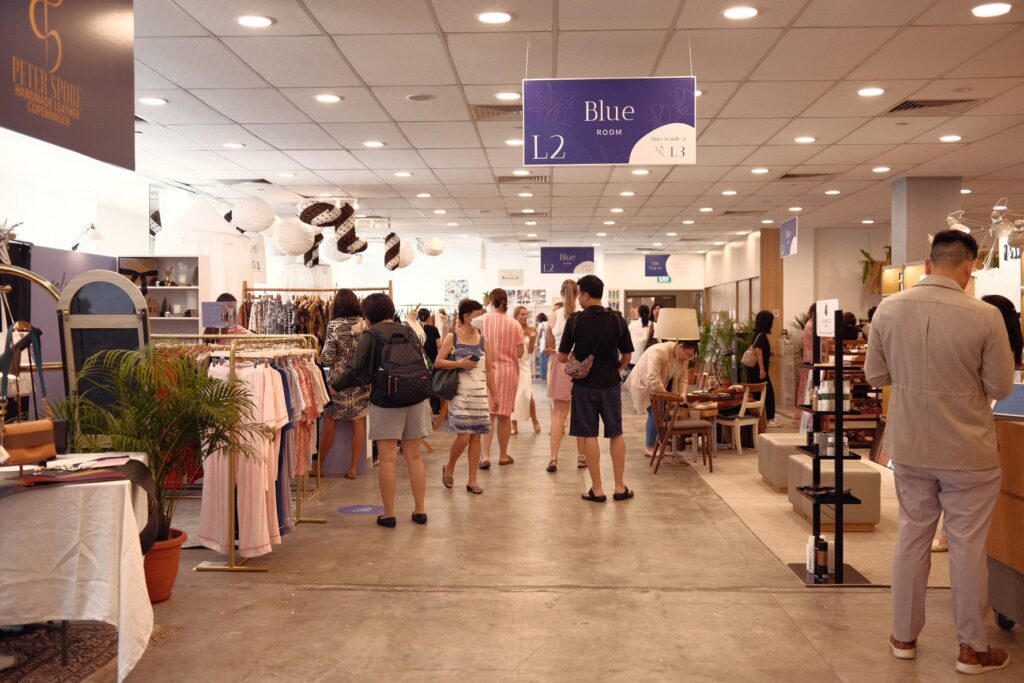Singapore Boutique Fairの会場内の様子