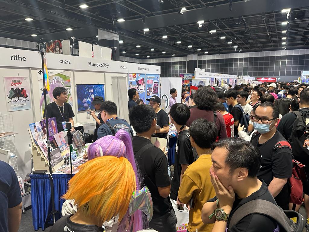 AFAのコスプレイヤーハブエリアの様子