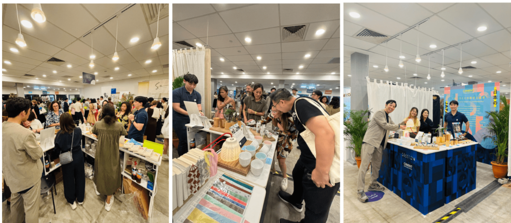 ブティックフェア出展中の様子