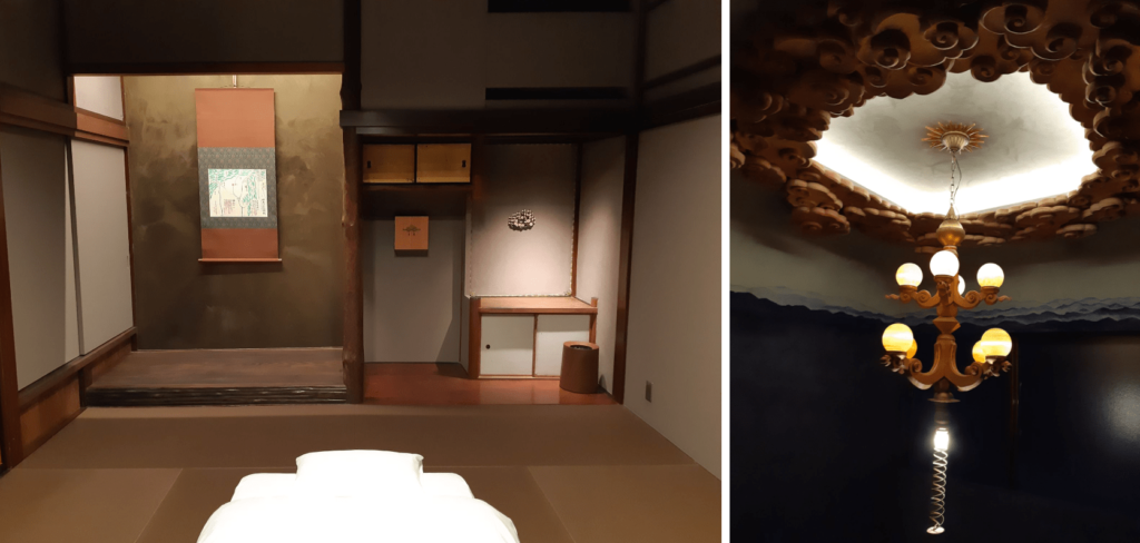 宿泊していたお部屋の様子