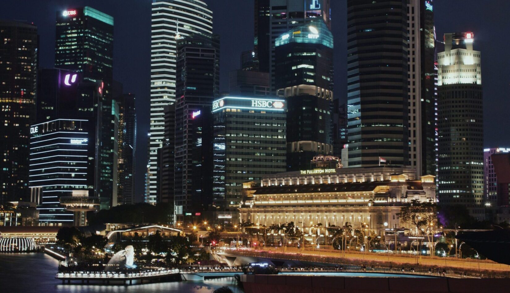 シンガポールの夜景